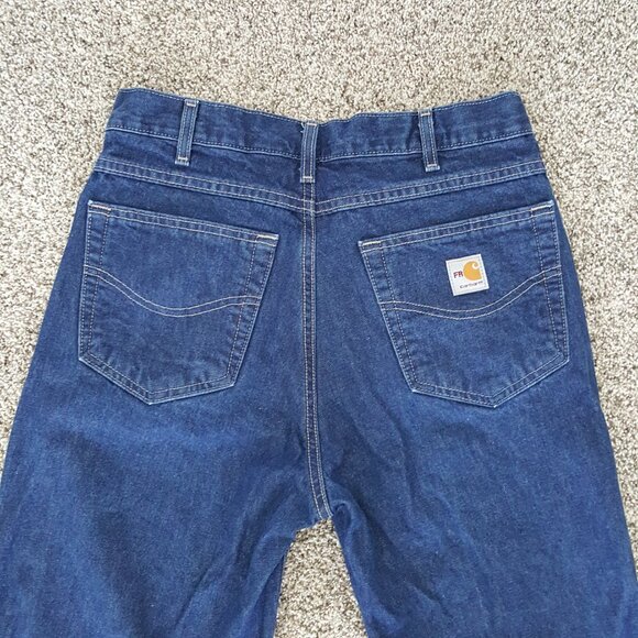 Carhartt FR Jeans Flame Resistant Signature Denim Relaxed Fit W32 L34 FRB100 - Picture 5 of 12